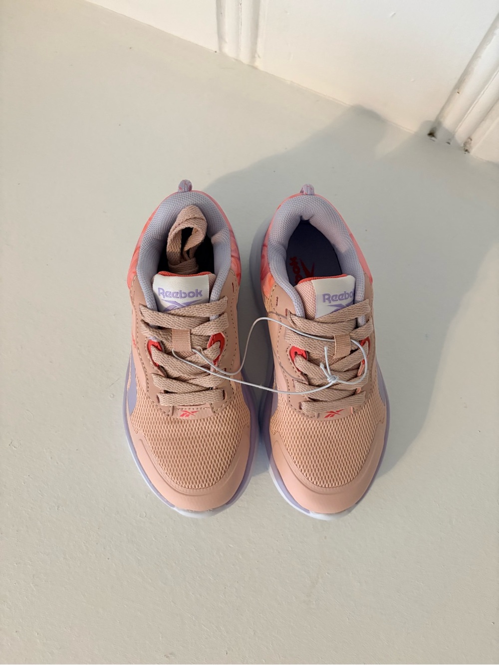 Reebok Kids Pink and Lavender Athletic Sneakers